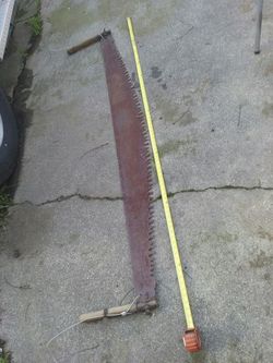 Two man cross cut saw