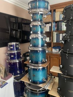 Tama Superstar Classic 7pc Kit Blue Burst