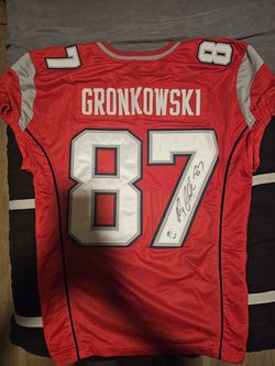 Rob Gronkowski signed jersey