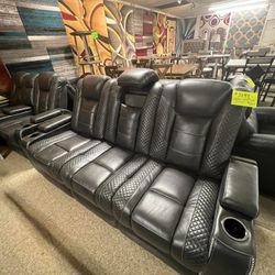 Power Reclining Sofa Or Love Seat $1399 Each Your Choice 