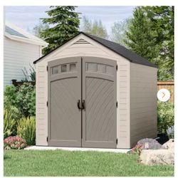 Vista 10 ft. W x 7 ft. D Plastic Shed (74.10 sq. ft.)