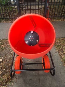 Electric Cement Mixer on Wheels