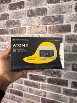 Audien Hearing ATOM X Rechargeable OTC Hearing Aids
