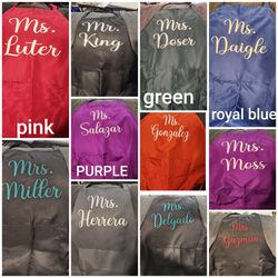 💝 Personalized  Apron & Oven Mitt Gift Sets ❤️  (PICK UP ONLY NE 93306)