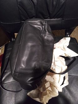 Coach purse inside n bottom