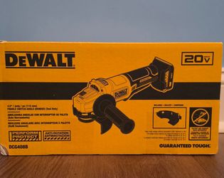DEWALT DCG408B 20V 4.5" Angle Grinder Tool Only
