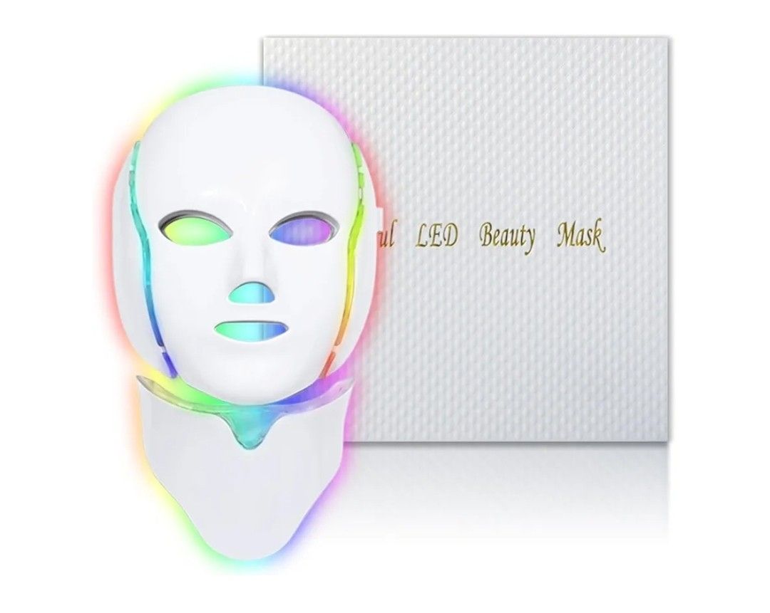 LED Face Mask Red Light Therapy 7 Colors