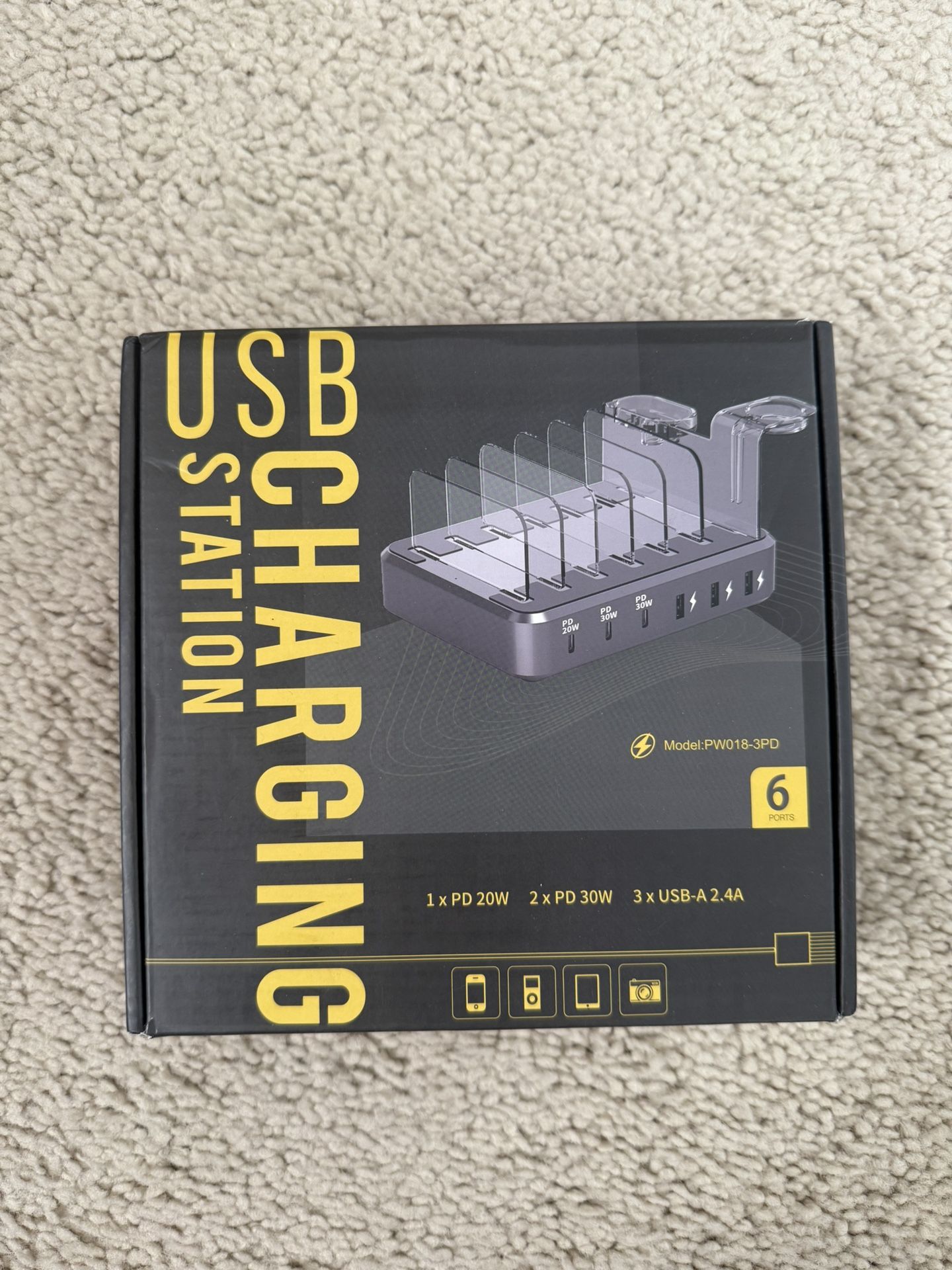 USB and USB C Charging Station