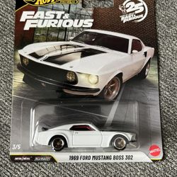 Hot Wheels Fast & Furious Ford Mustang Boss 302 – Brand New | Premium