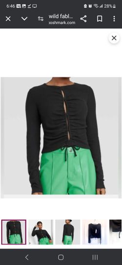 Wild Fable Women's Long Sleeve Blouse