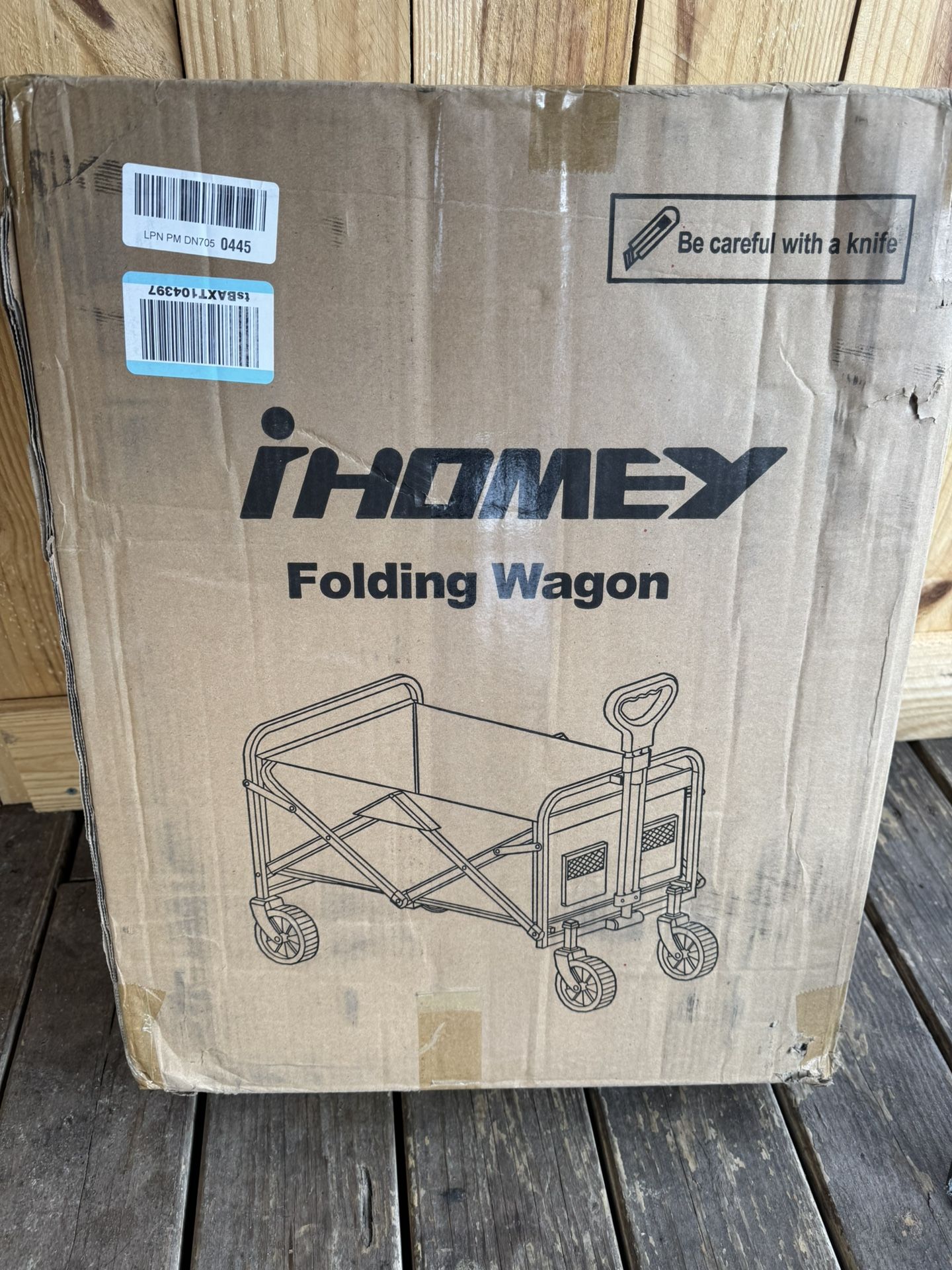 Foldable wagon (new) (Read ad before messaging)