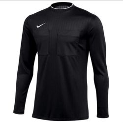 T-shirt football Men Nike Drifit Referee Jersey DH(contact info removed) Black New