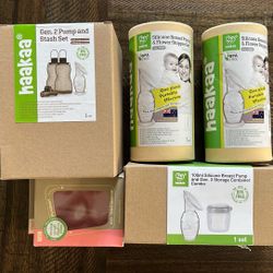 Haakaa Breast Pump Set (Unopened/New)