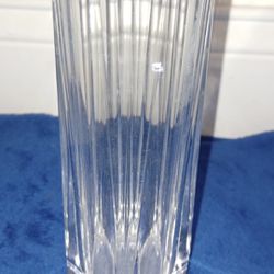 VINTAGE CRYSTAL D’ARQUES GLASS VASE MADE IN FRANCE