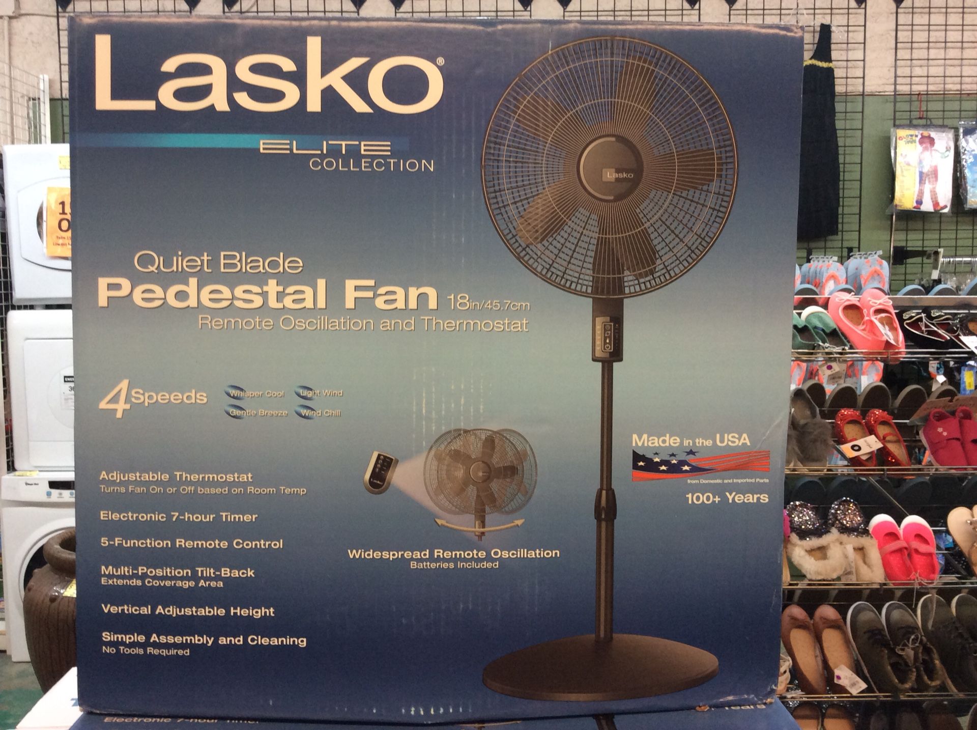 Lasko 18″ Stand 5-Speed Fan with Remote for Sale in Mesa, AZ - OfferUp