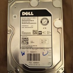 Dell Hard Drive | 3.5" HDD v5 | 8TB | SAS 12Gbps | 7.2k RPM | ST8000NM0185