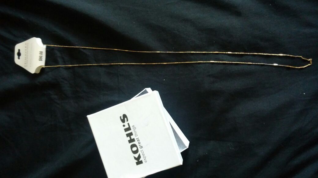 Brand new primavera 24kt gold over sterling necklace