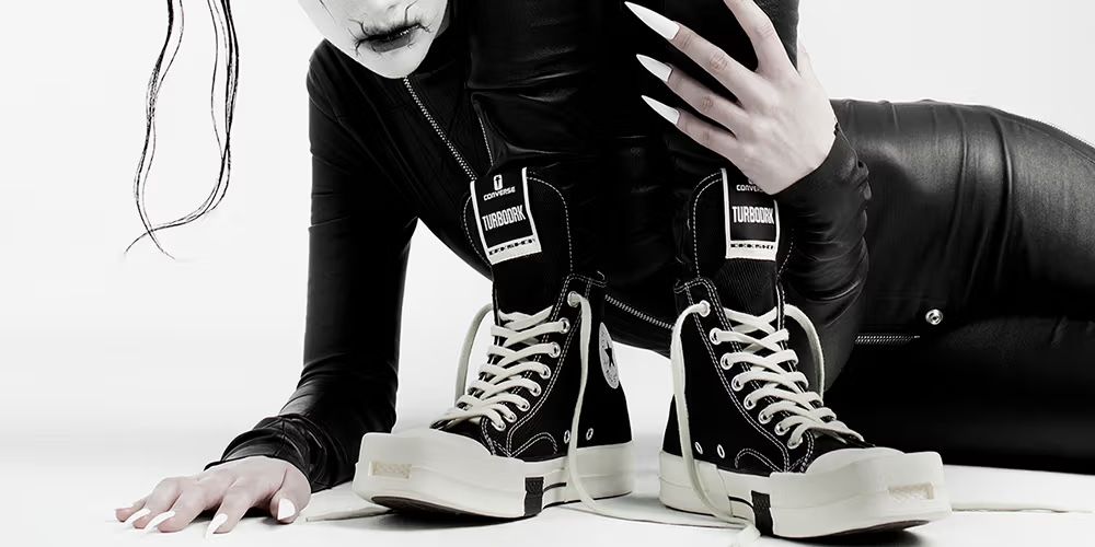 Rick Owens drkshdw X TurboDrk converse
