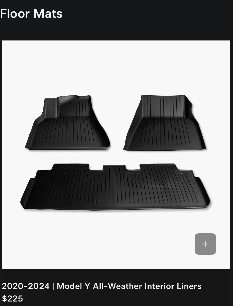 Tesla Model Y Floor Mats