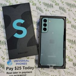 SAMSUNG GALAXY S22 PLUS 5G 128GB UNLOCKED.   FREE SMARTWACH/ HEADPHONES. PAY $1 TODAY  REST IN  PAYMENTS.  NO  CREDIT NEEDED FINANCING  