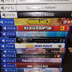 PS5, PS4, NINTENDO SWITCH, 3DS, AND DS GAMES FOR SALE