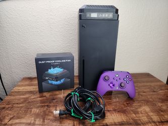 Xbox Series X Console With Wired Controller and Cables Plus Cooling fan