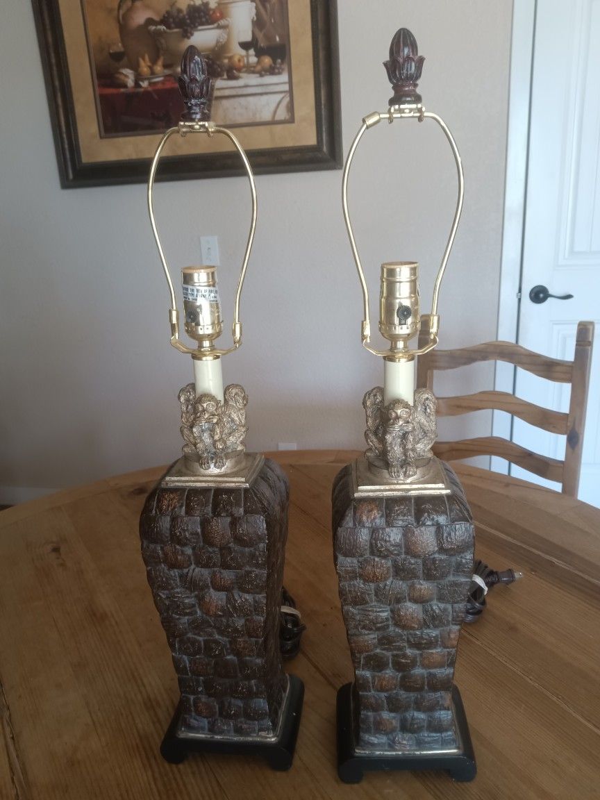 2 Antique Lamps 