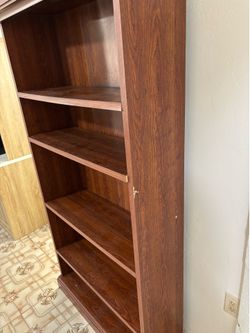 Wooden Shelf bookshelf 6 feet tall.