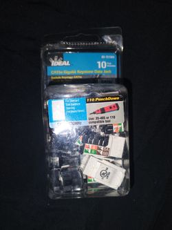 CAT5e gigabit keystone data jack