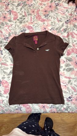 Brown Vintage 2000’s Hollister Polo