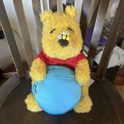Disney Store Winnie the Pooh 55th Anniversary Blue Balloon Bee Plush NWT