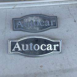 Vintage Autocar Emblem’s 