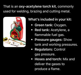 Oxy-Acetylene Torch Kit