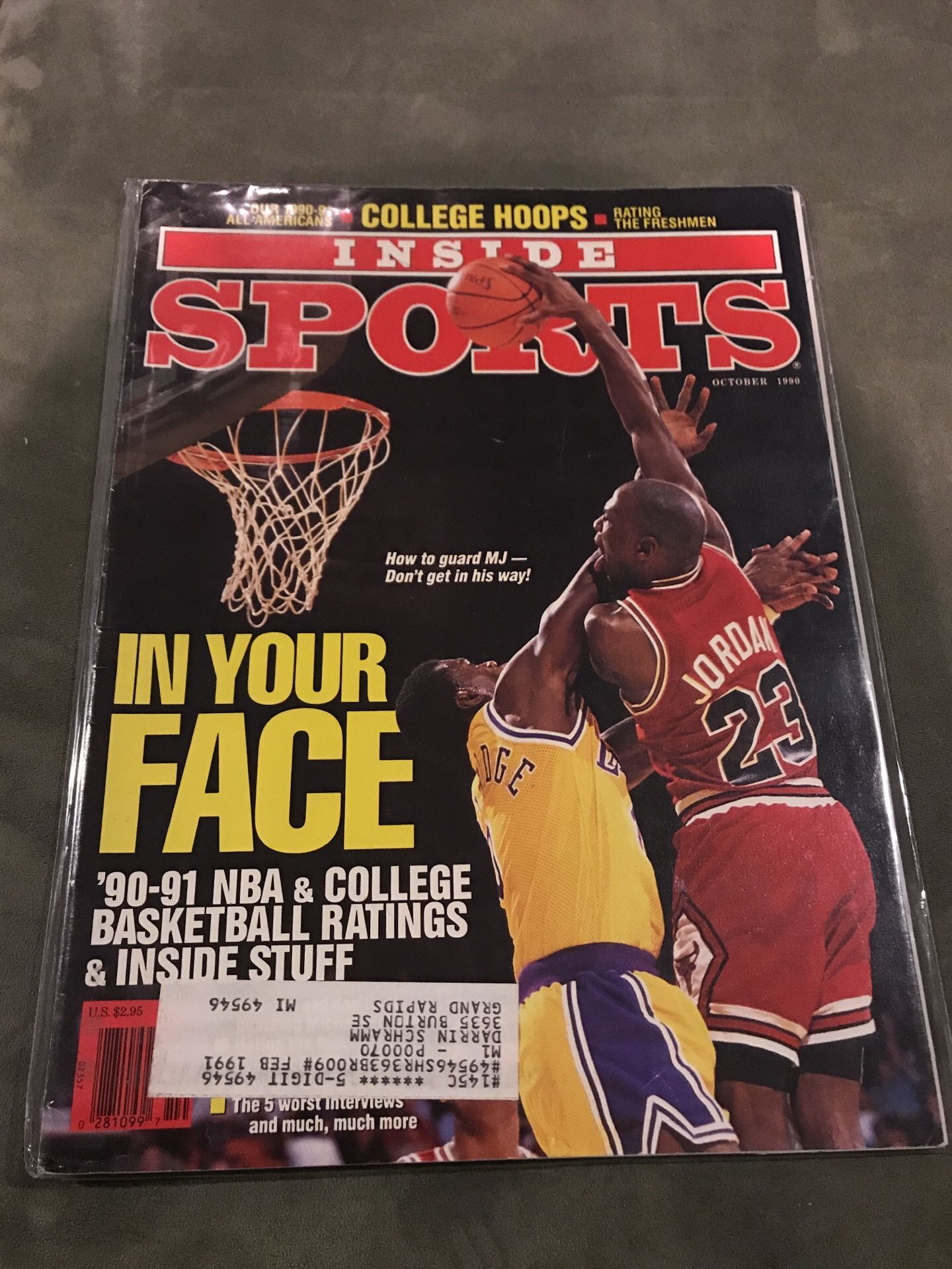 Inside Sports Magic Johnson Michael Jordan Dominique Wilkins