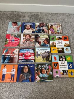 Lovevery books + let’s find momo