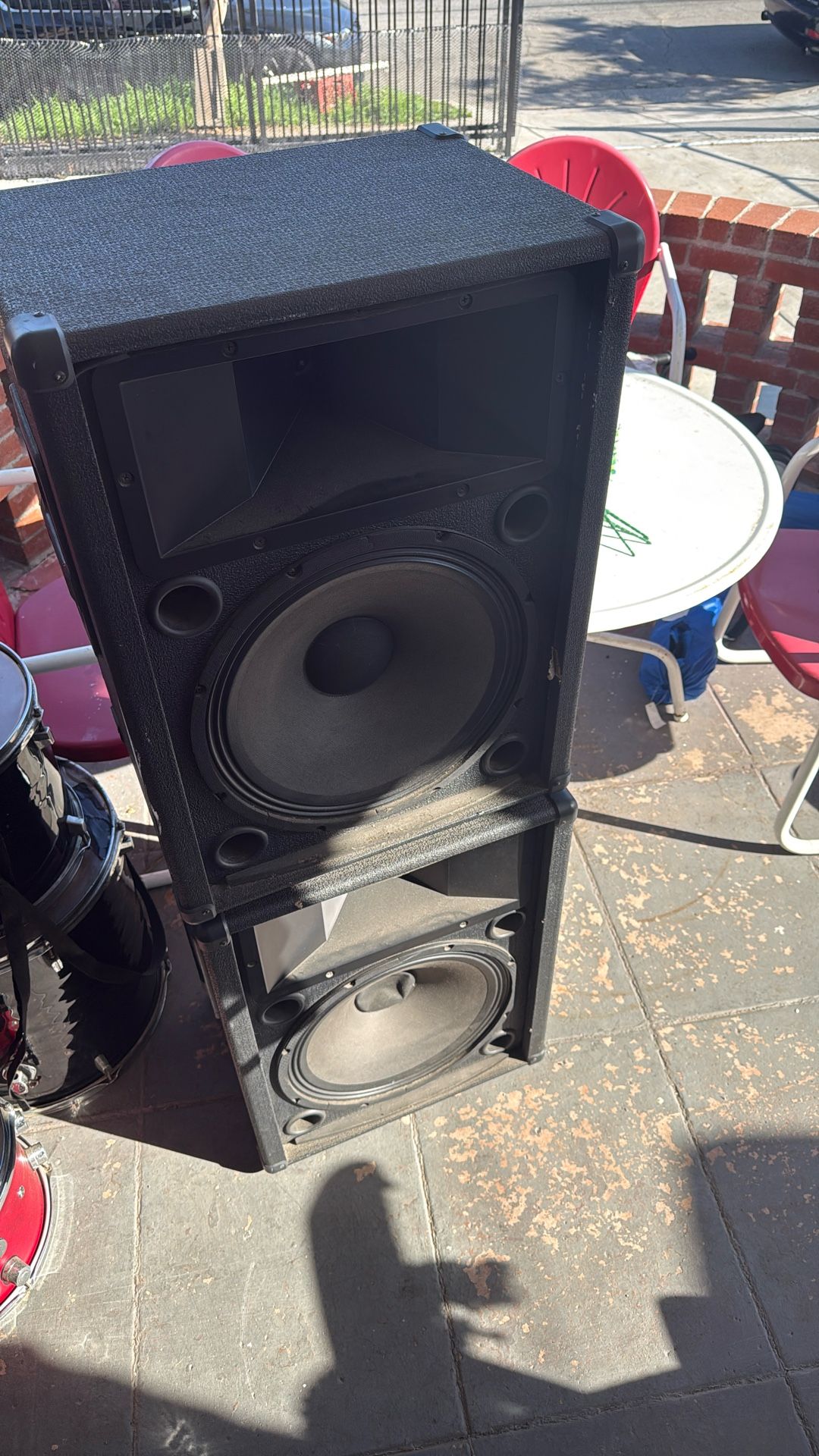 Kustom Model KSE15 125 Watts Rms Speakers Set
