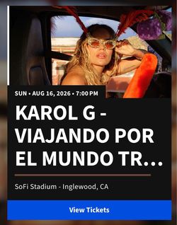 Karol G- Viajando por el Mundo Tour