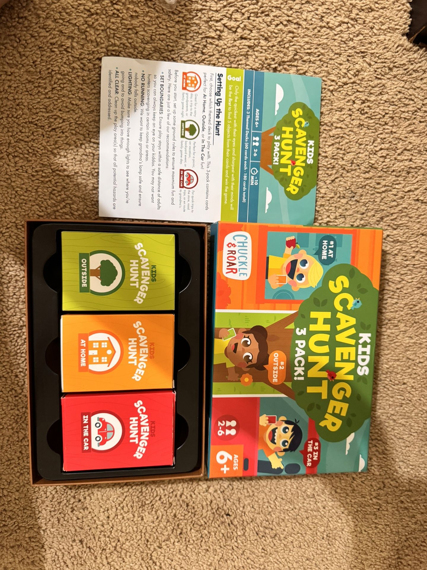 Scavanger hunt 3 pack game