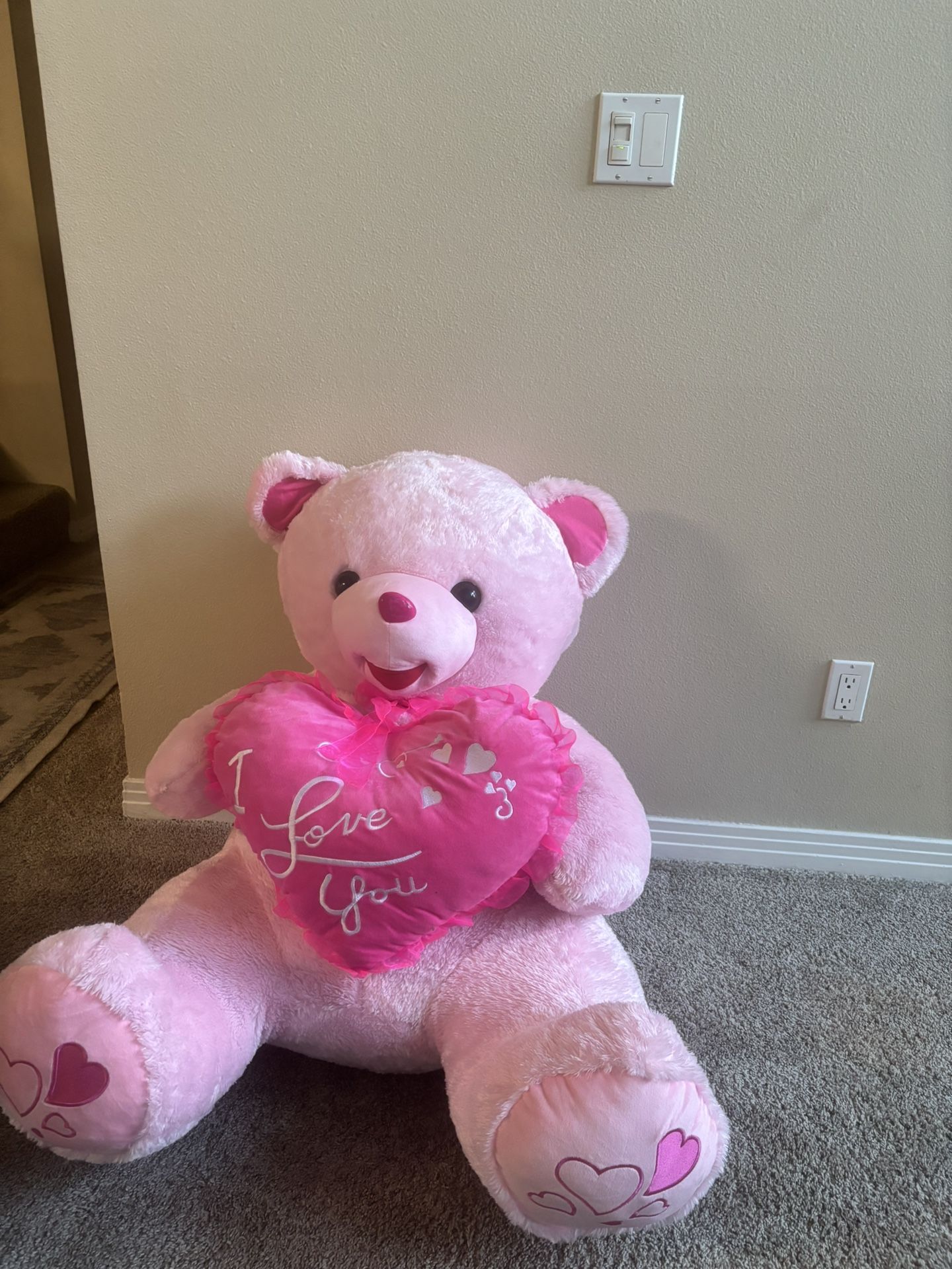 Giant Pink Teddy Bear