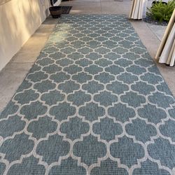 2 RUGS- outdoor area rugs 7’ 1” x 10’