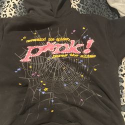 Black Pink Sp5der Hoodie