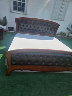 Juego cuarto k madera/ king bed set