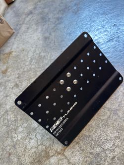 ECS tuning tow hook mount license plate