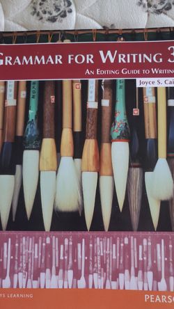 Grammar For Writing 3