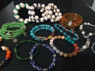 Custom handcrafted made bracelets - $5-$10 each