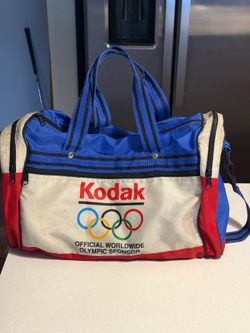 Vintage Kodak Olympic Sponsor Duffle Bag