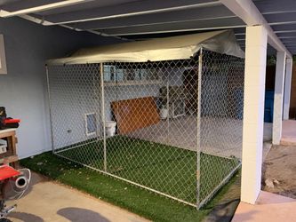 Large Like New Chain-link Gate