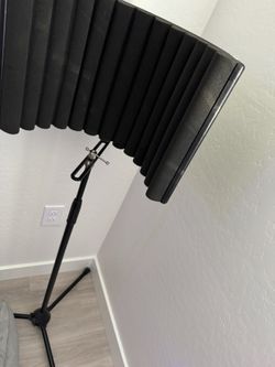 Mic Stand With Sound Proof 