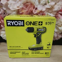 RYOBI
ONE+ 18V Cordless 3/8 in. Drill/Driver Kit with 1.5 Ah Battery and Charger