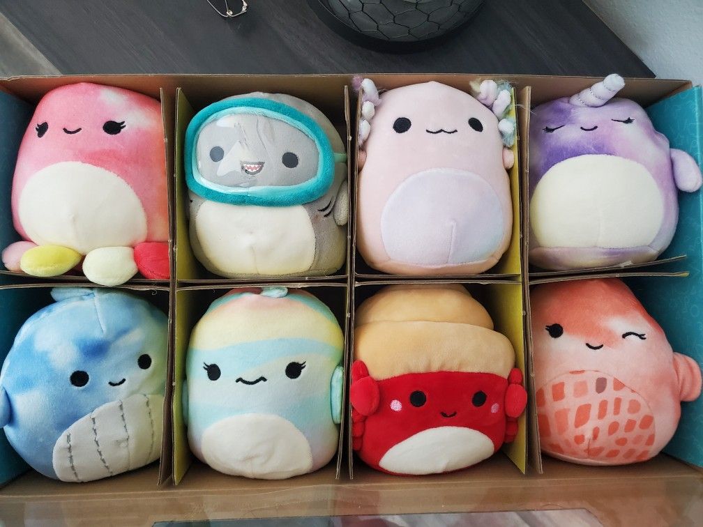 Squishmallows 8-pack Mini 5" Plush Sea Animals